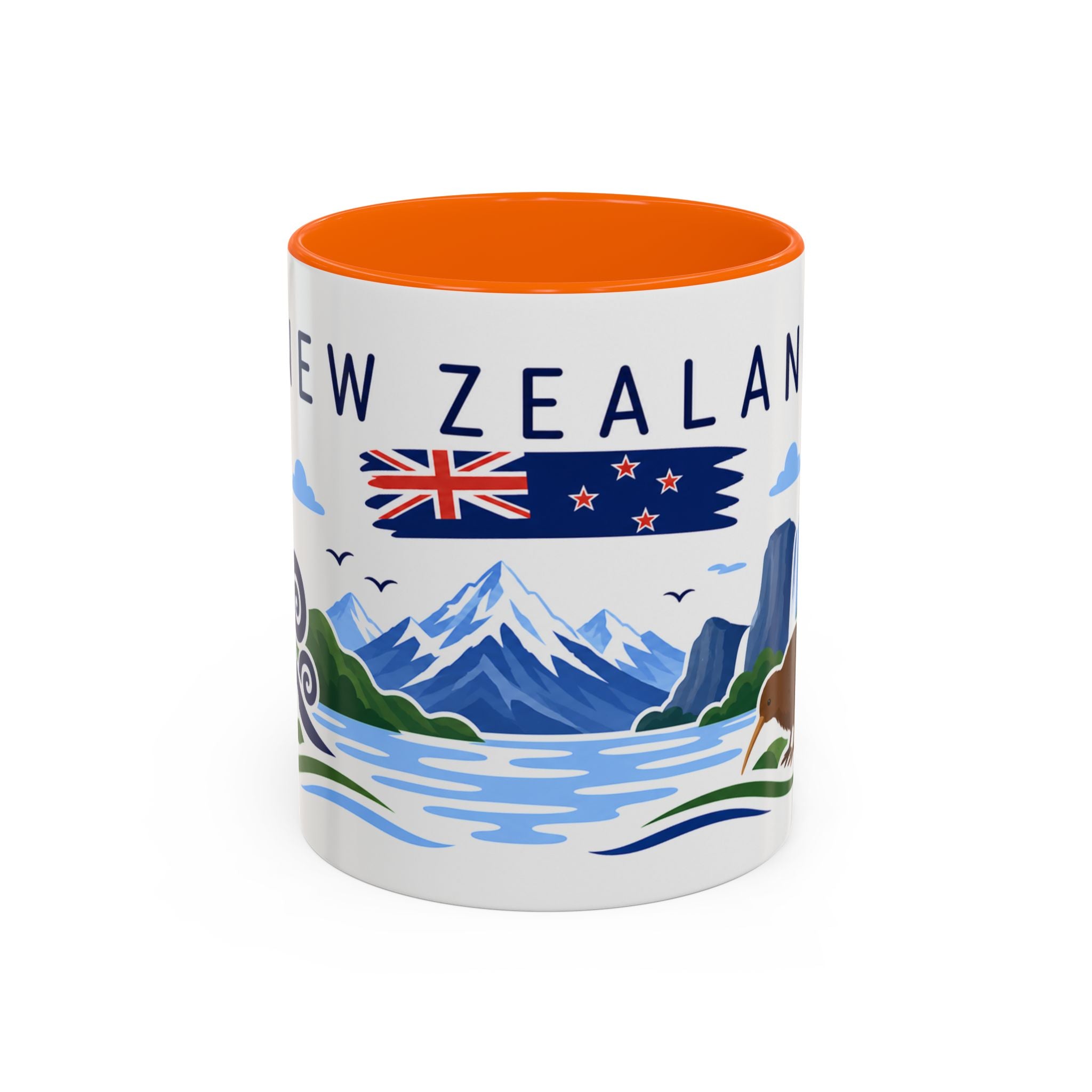 New Zealand Coffee Mug | Travel Souvenir Accent Mug | Country Gift Ceramic Cup 11oz 15oz