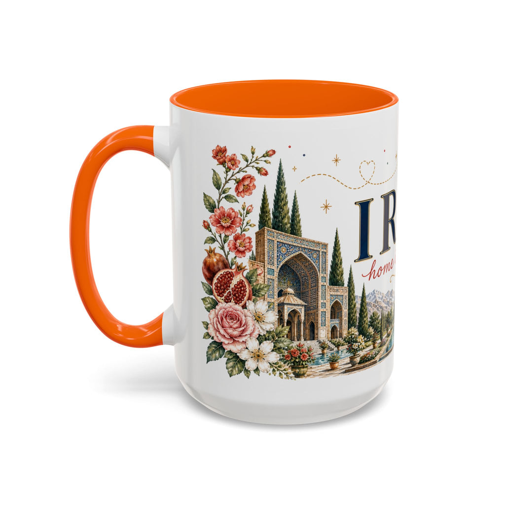 Iran Home Country Mug | Moving Away Gift | Long Distance Friendship | 11 oz 15 oz Accent Mug