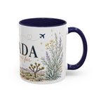 Nevada Home State Mug | Moving Away, Long Distance Friendship Gift | 11oz 15oz Accent Mug