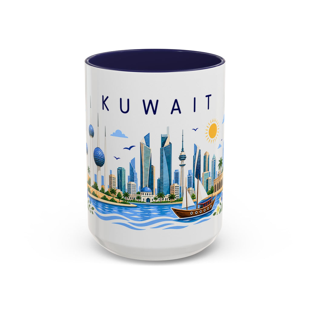 Kuwait Coffee Mug | Travel Souvenir Accent Mug | Place Gift Ceramic Cup 11oz 15oz