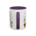 Positano Illustrated Travel Mug | Italy Souvenir Accent Coffee Mug | 11oz 15oz Ceramic Cup
