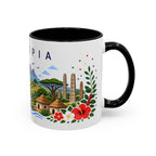 Ethiopia Coffee Mug | Travel Souvenir Accent Mug | Place Gift Ceramic Cup 11oz 15oz
