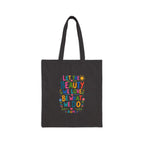 Rumi Quote Tote Bag | Colorful Canvas Bag | Positive Literary Gift