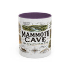 Mammoth Cave National Park Coffee Mug | Kentucky Cave Exploration Hiking Gift | Accent Color Ceramic 11oz 15oz