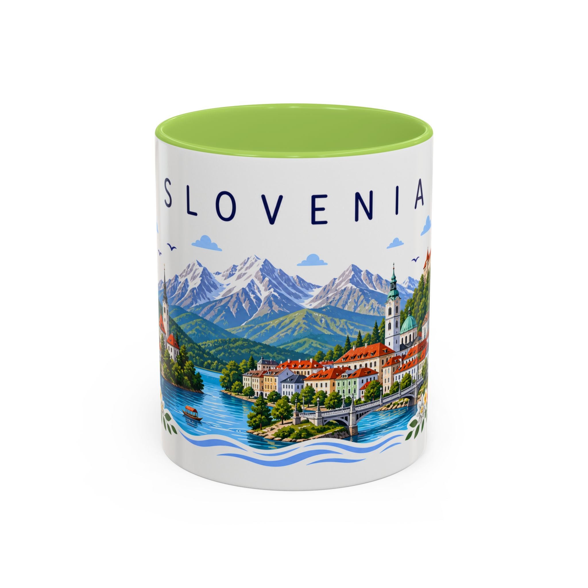 Slovenia Coffee Mug | Travel Souvenir Accent Mug | Place Gift Ceramic Cup 11oz 15oz