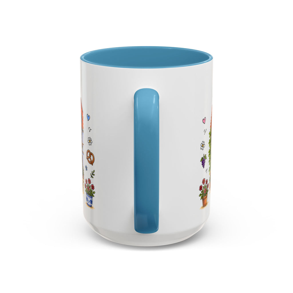 Rothenburg Illustrated Travel Mug | Germany Souvenir Accent Coffee Mug | 11oz 15oz Ceramic Cup