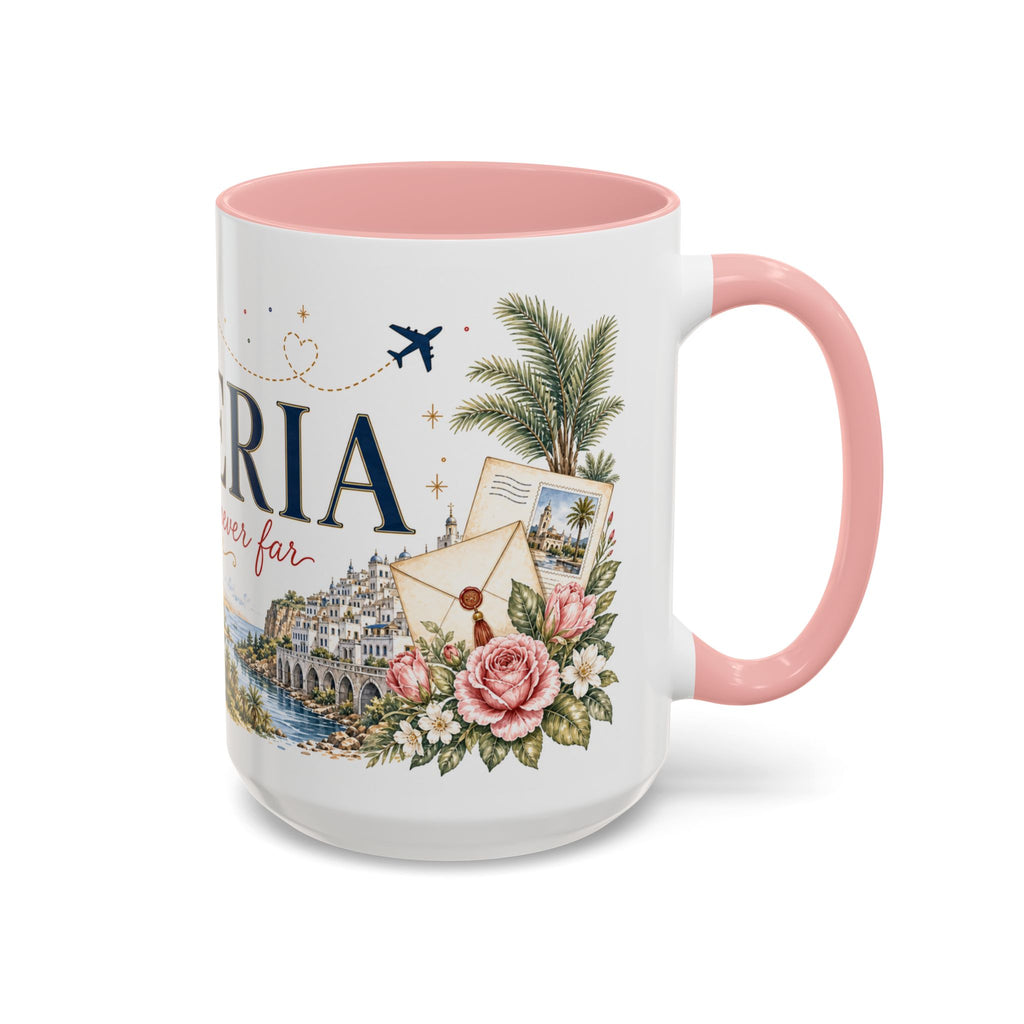 Algeria Home Country Mug | Moving Away Gift | Long Distance Friendship | 11 oz 15 oz Accent Mug