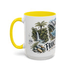 Franz Josef Glacier Mug, New Zealand Travel Souvenir, Bucket List Gift, Accent Ceramic Coffee Mug 11oz 15oz