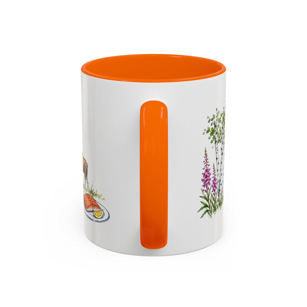 Anchorage Illustrated Travel Mug | City Souvenir Accent Coffee Mug | 11oz 15oz Ceramic Cup