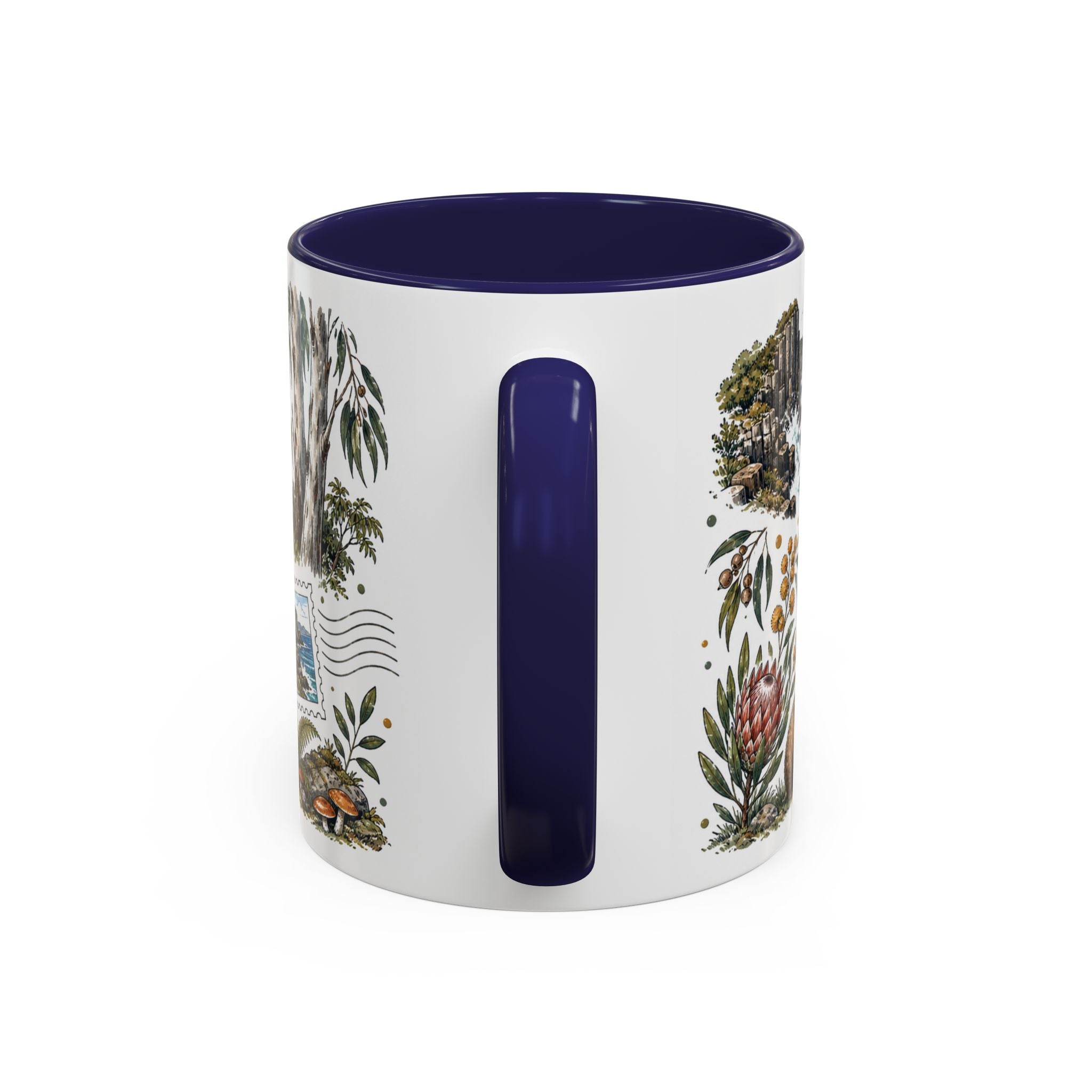 Tasmania Coffee Mug | Travel Destination Souvenir Gift | Accent Color Ceramic 11oz 15oz