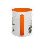 Houston Coffee Mug | Texas Souvenir City Gift | Accent Color Ceramic 11oz 15oz
