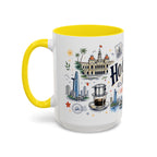 Ho Chi Minh City Coffee Mug | Vietnam Souvenir Travel Gift | Accent Color Ceramic 11oz 15oz