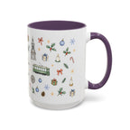 Dublin Christmas Mug | Watercolor City Souvenir, Holiday Travel Gift (11oz/15oz)
