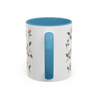 Arkansas Apple Blossom Mug, State Flower Floral Coffee Cup, 11oz Botanical Gift