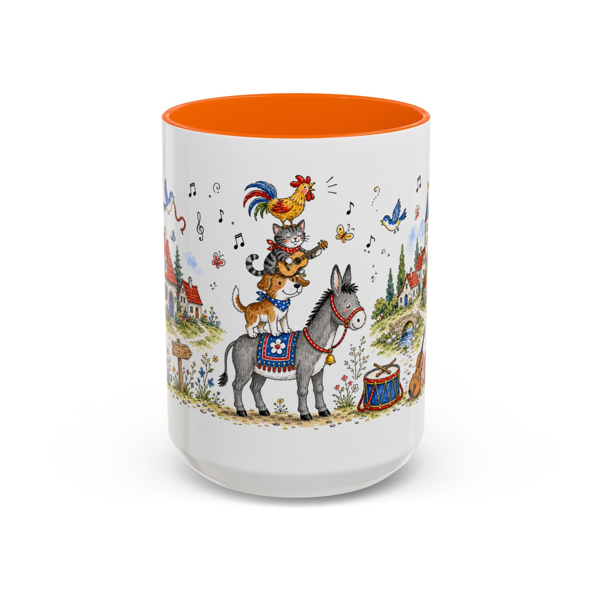 Bremen Town Musicians Mug | Storybook Accent Coffee Mug | EveryLegend
