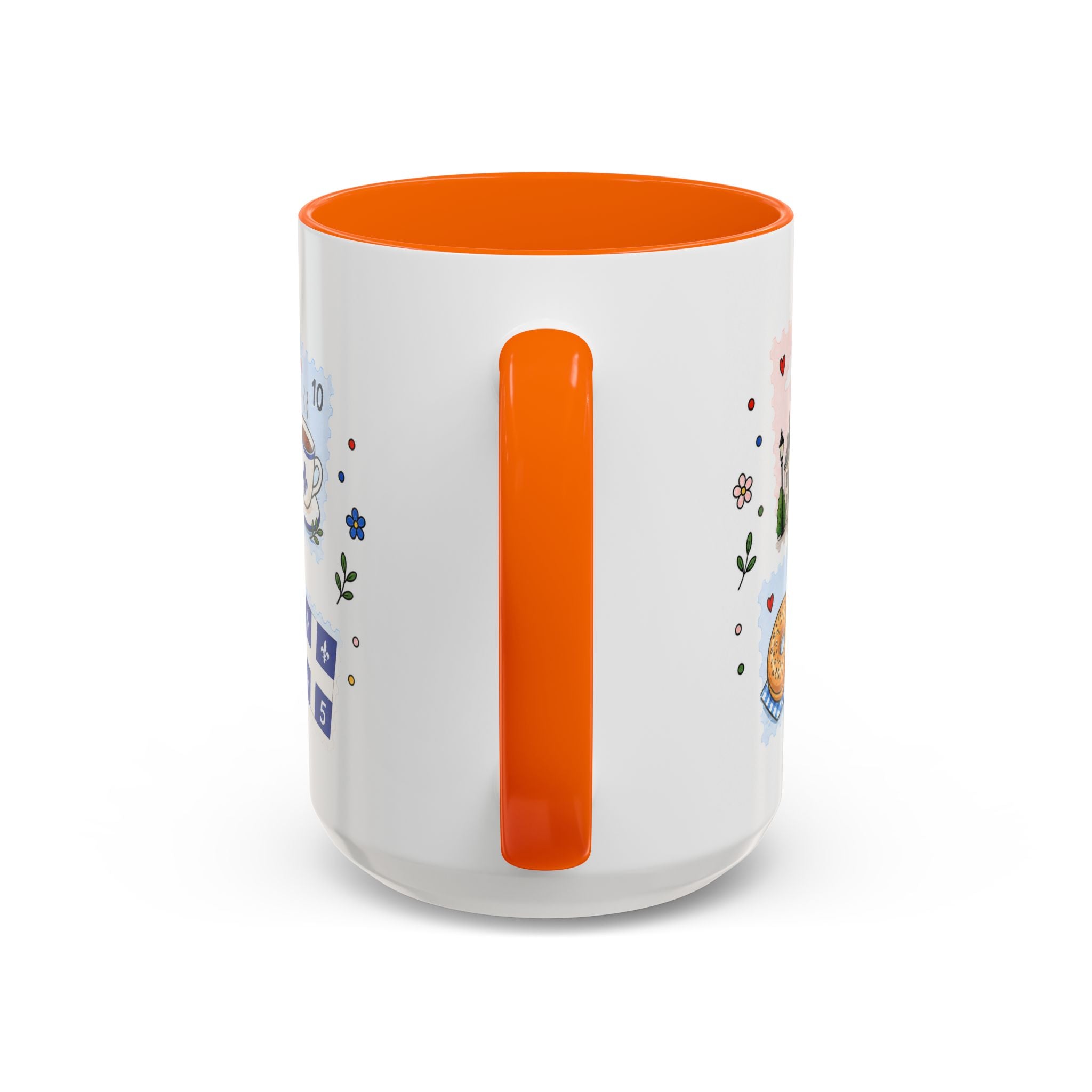 Montreal Coffee Mug | Postage Stamp Collage Mug | Travel Souvenir Accent Cup 11oz 15oz