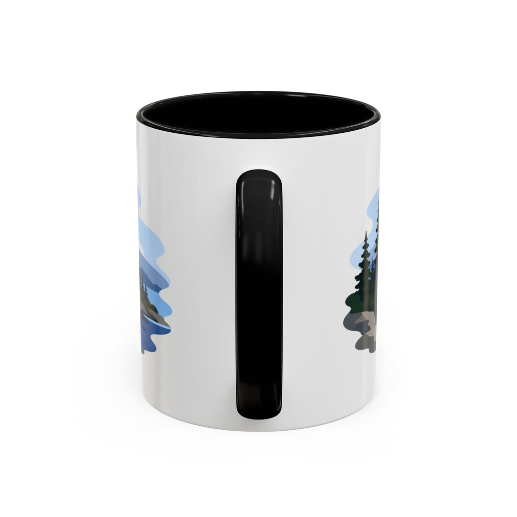 Isle Royale National Park Coffee Mug | Solid Color Block Park Souvenir | 11oz 15oz Accent Mug