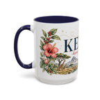 Kenya Home Country Mug | Moving Away Gift | Long Distance Friendship | 11 oz 15 oz Accent Mug