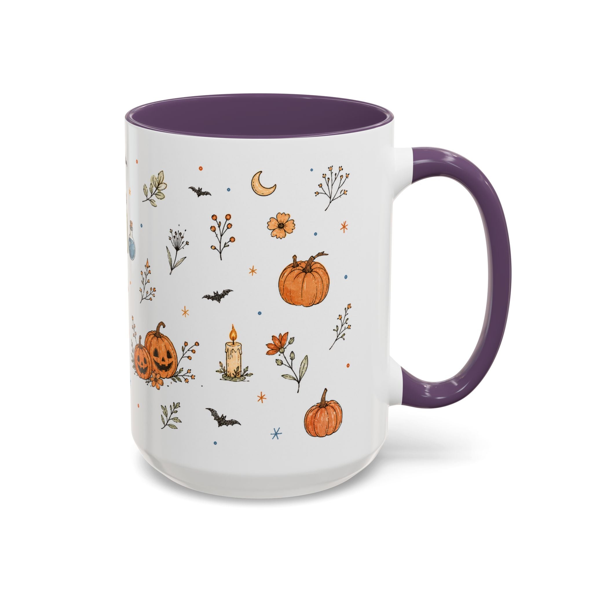 Cute Halloween Mug | Friendly Ghost Potion Watercolor Gift | Magic Accent Cup 11oz 15oz