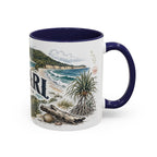 K'gari Mug, Australia Travel Souvenir, Bucket List Gift, Accent Ceramic Coffee Mug 11oz 15oz