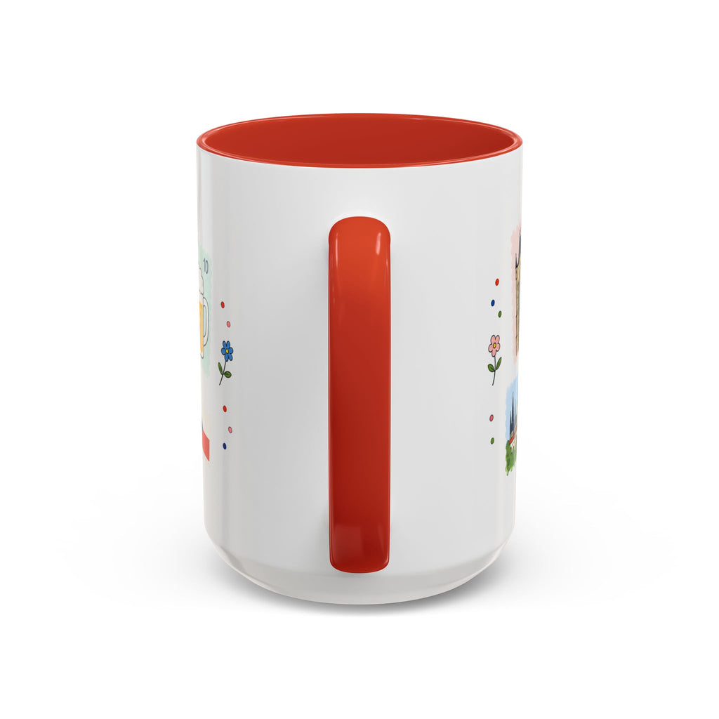 Prague Coffee Mug | Postage Stamp Collage Mug | Travel Souvenir Accent Cup 11oz 15oz