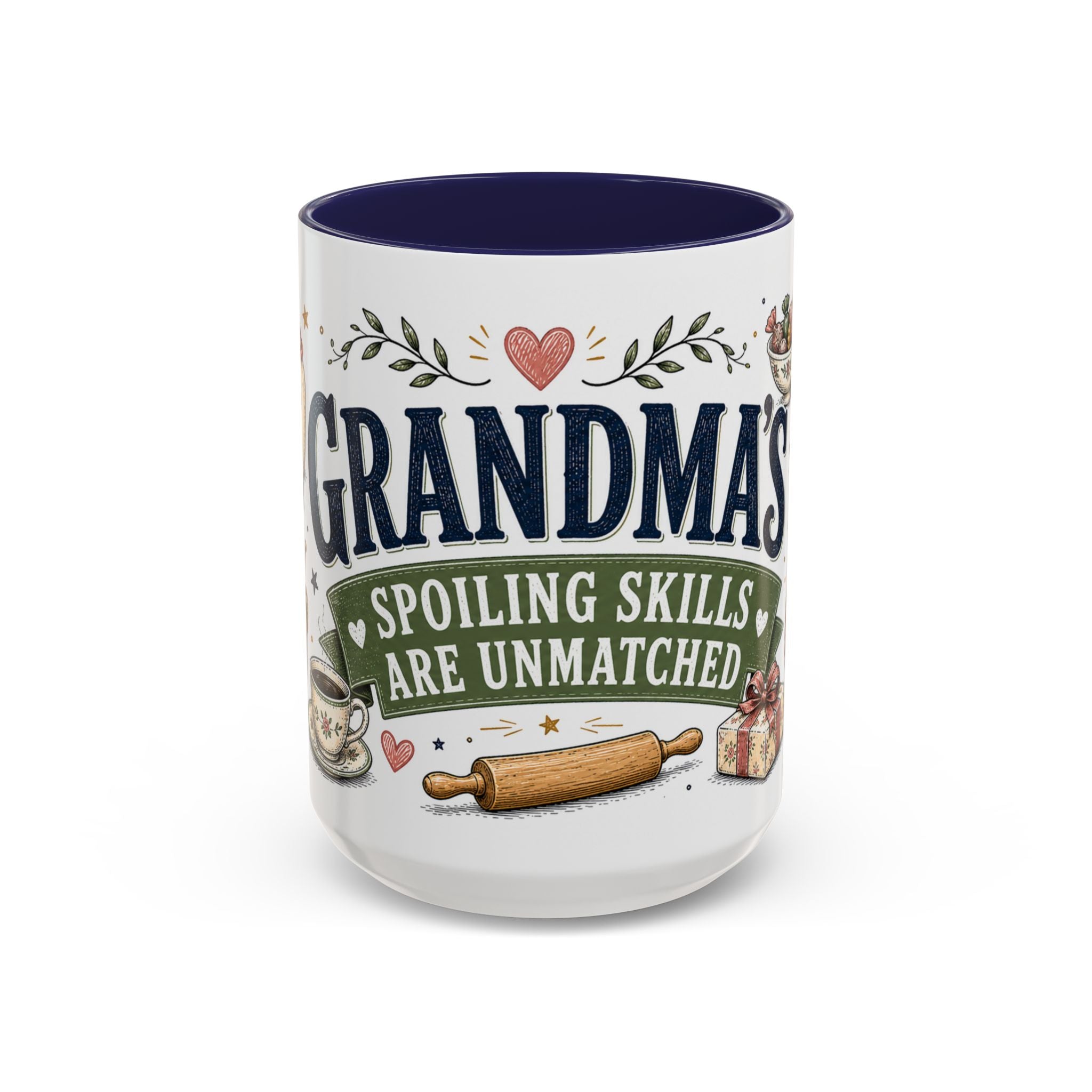 Grandma's Spoiling Skills Are Unmatched Coffee Mug | Funny Gift From Grandkids | Accent Ceramic 11oz 15oz