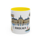 Bordeaux Illustrated Travel Mug | City Souvenir Accent Coffee Mug | 11oz 15oz Ceramic Cup