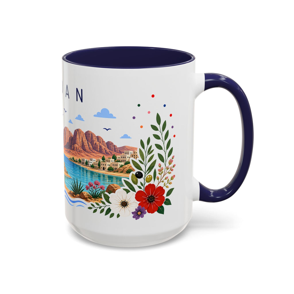 Jordan Coffee Mug | Travel Souvenir Accent Mug | Place Gift Ceramic Cup 11oz 15oz