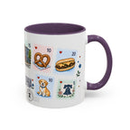 Philadelphia Coffee Mug | Postage Stamp Collage Mug | Travel Souvenir Accent Cup 11oz 15oz