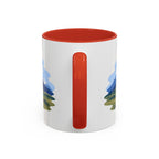 Wrangell-St. Elias National Park Coffee Mug | Solid Color Block Park Souvenir | 11oz 15oz Accent Mug