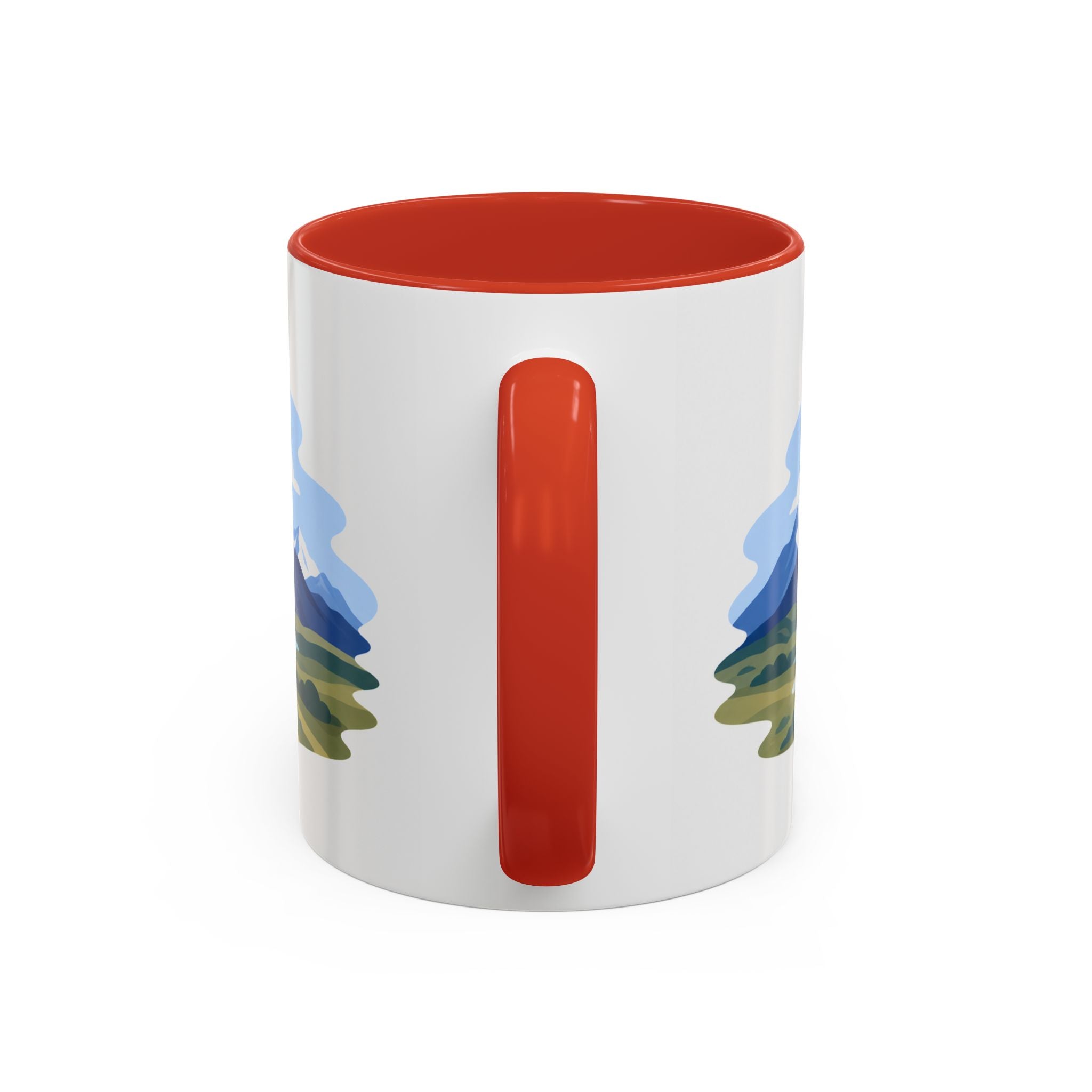 Wrangell-St. Elias National Park Coffee Mug | Solid Color Block Park Souvenir | 11oz 15oz Accent Mug
