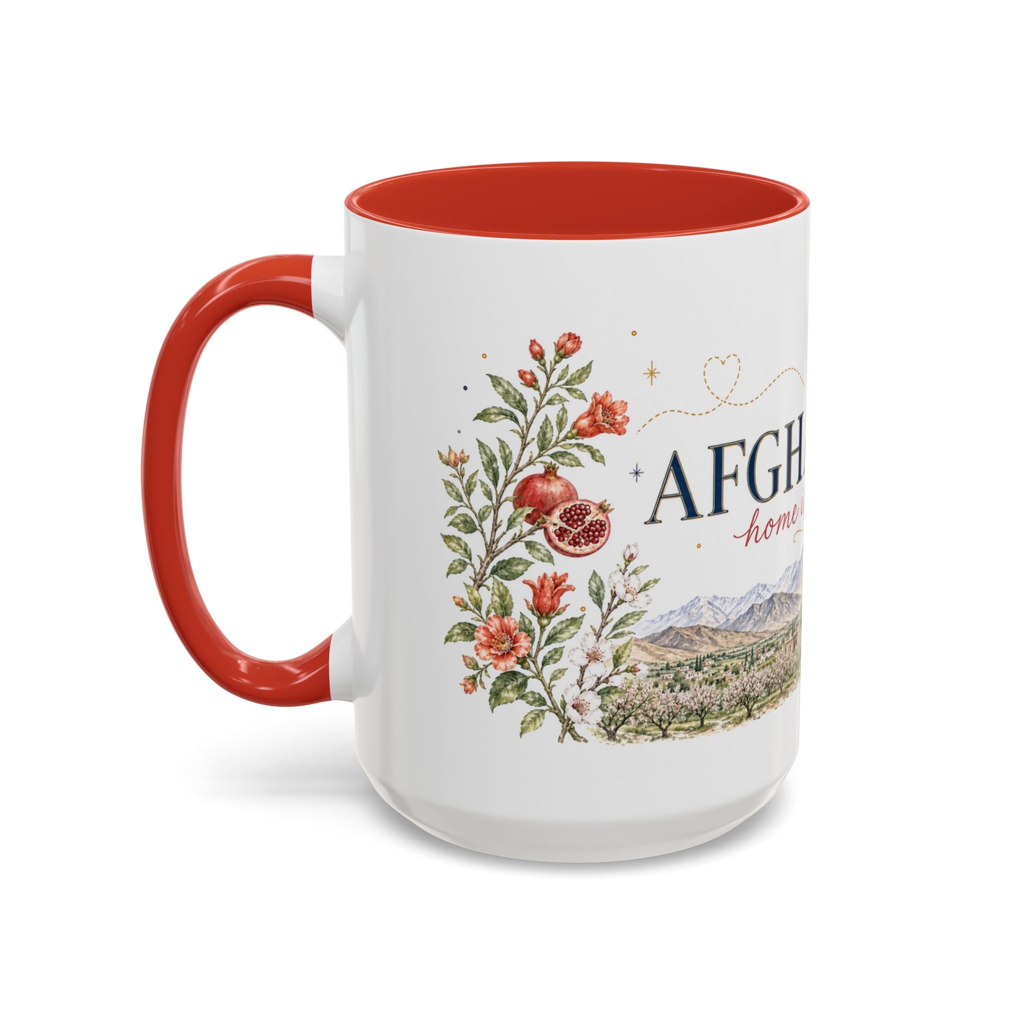 Afghanistan Home Country Mug | Moving Away Gift | Long Distance Friendship | 11 oz 15 oz Accent Mug