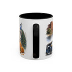Agra Coffee Mug | India Travel Souvenir | Vintage Illustrated City Gift | 11 oz 15 oz Accent Mug