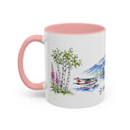 Anchorage Illustrated Travel Mug | City Souvenir Accent Coffee Mug | 11oz 15oz Ceramic Cup