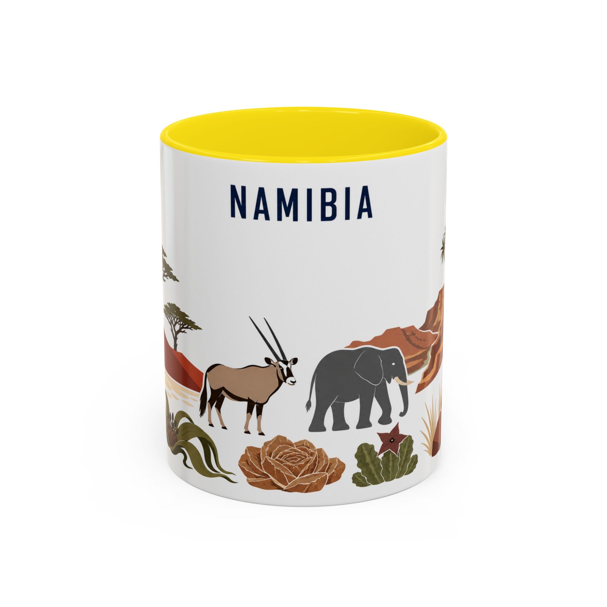 Namibia Coffee Mug | Travel Souvenir Accent Mug | Country Gift Ceramic Cup 11oz 15oz