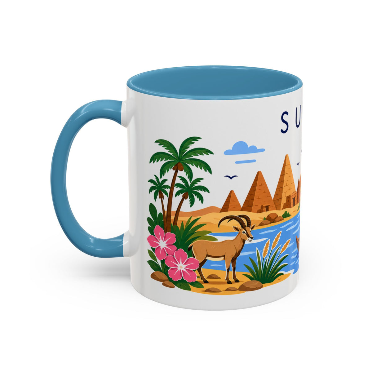 Sudan Home Country Mug | Moving Away Gift | Long Distance Friendship | 11 oz 15 oz Accent Mug
