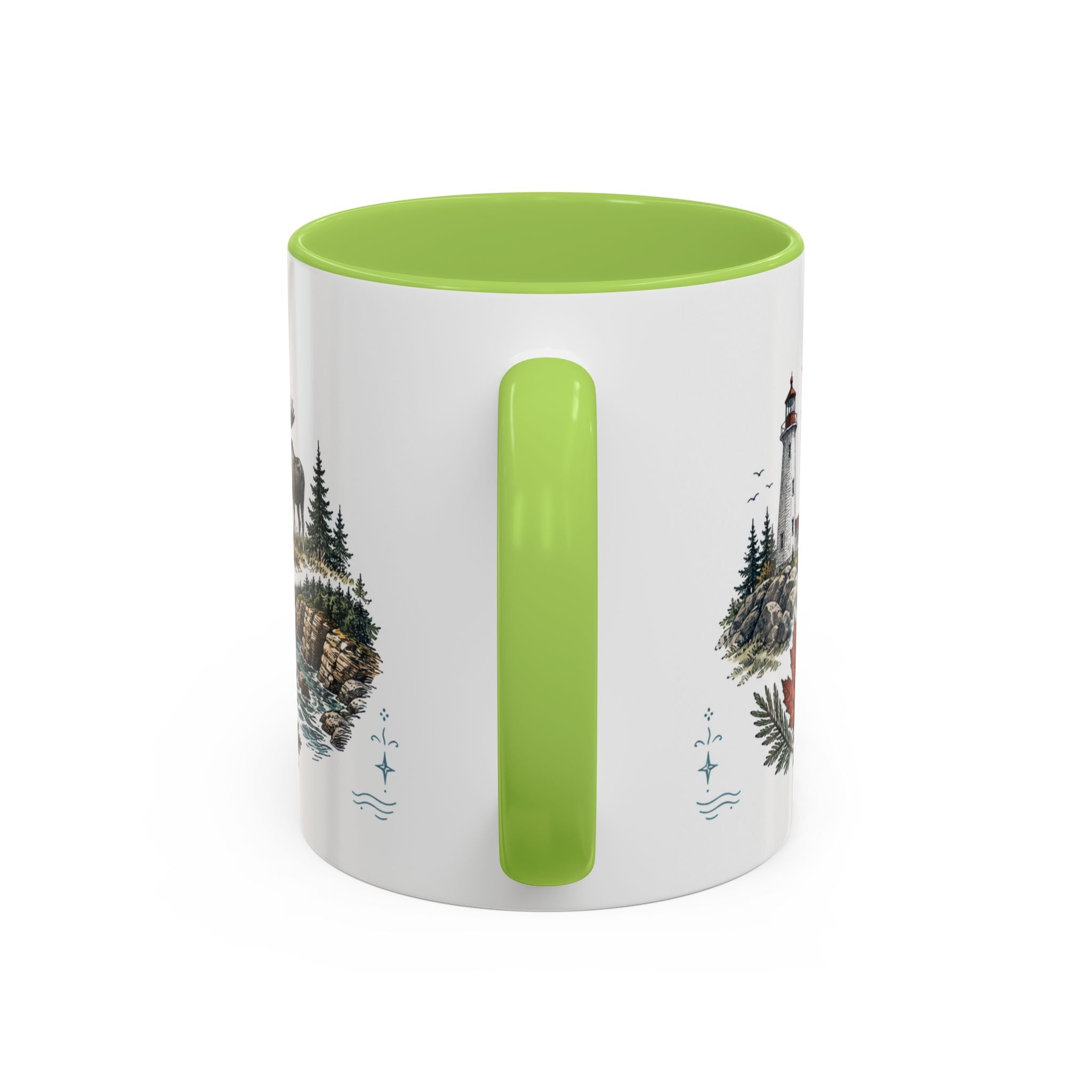 Cabot Trail Mug, Nova Scotia Travel Souvenir, Bucket List Gift, Accent Ceramic Coffee Mug 11oz 15oz