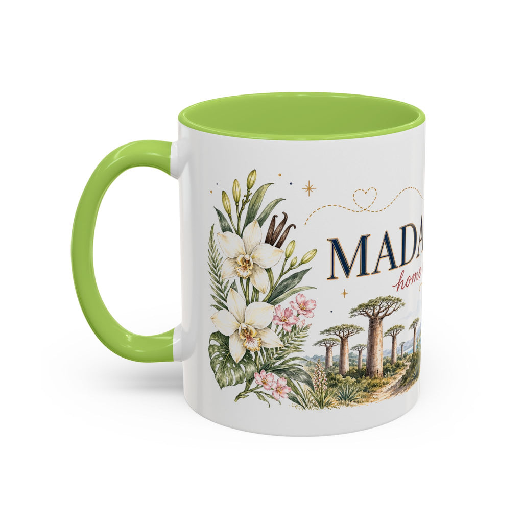 Madagascar Home Country Mug | Moving Away Gift | Long Distance Friendship | 11 oz 15 oz Accent Mug