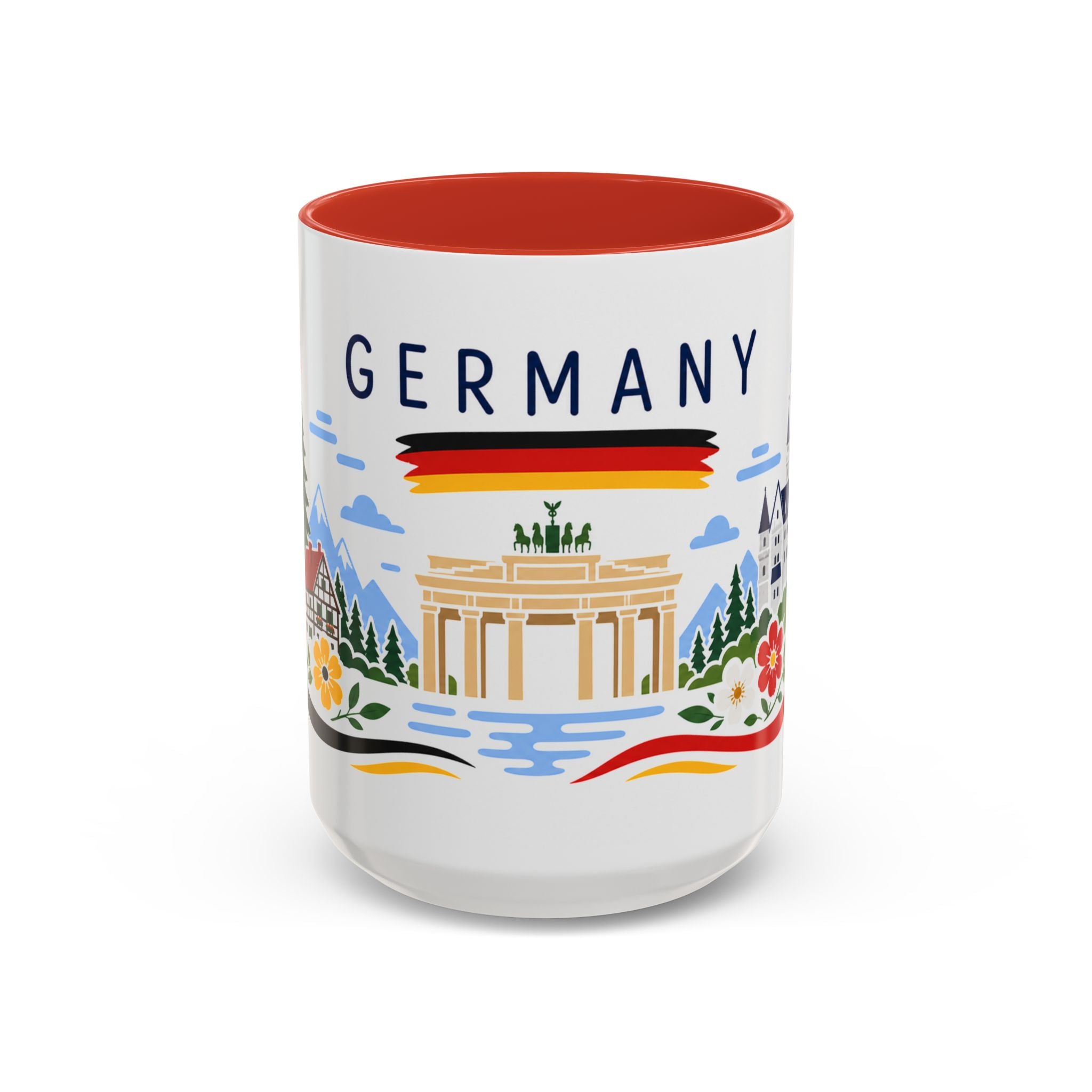 Germany Coffee Mug | Travel Souvenir Accent Mug | Country Gift Ceramic Cup 11oz 15oz
