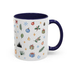 Denali National Park Christmas Mug | Watercolor Travel Souvenir | Holiday Gift | Accent Ceramic Coffee Cup 11oz 15oz