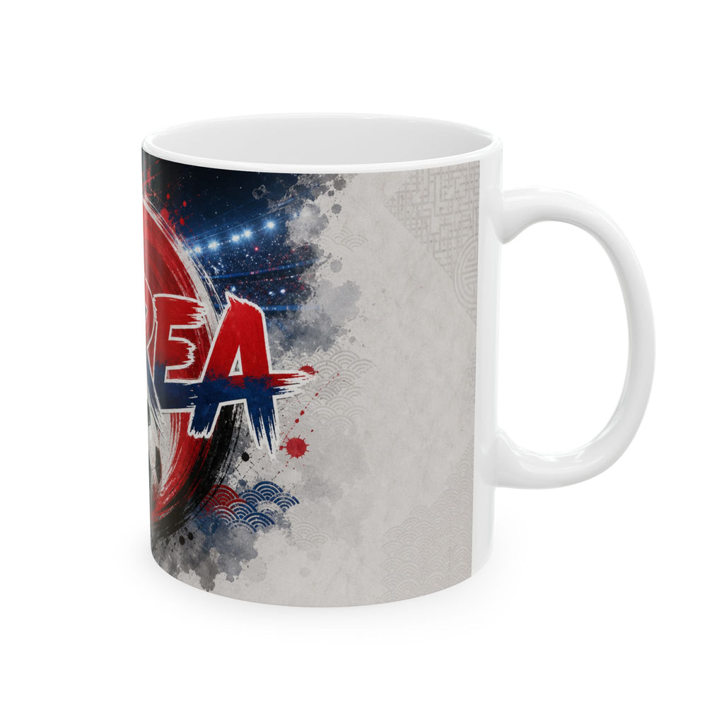 Korea Soccer Spirit Coffee Mug | Soccer Fan Gift | Ceramic 11oz 15oz Match Day Cup