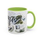 Victoria Falls Coffee Mug | Travel Destination Souvenir Gift | Accent Color Ceramic 11oz 15oz