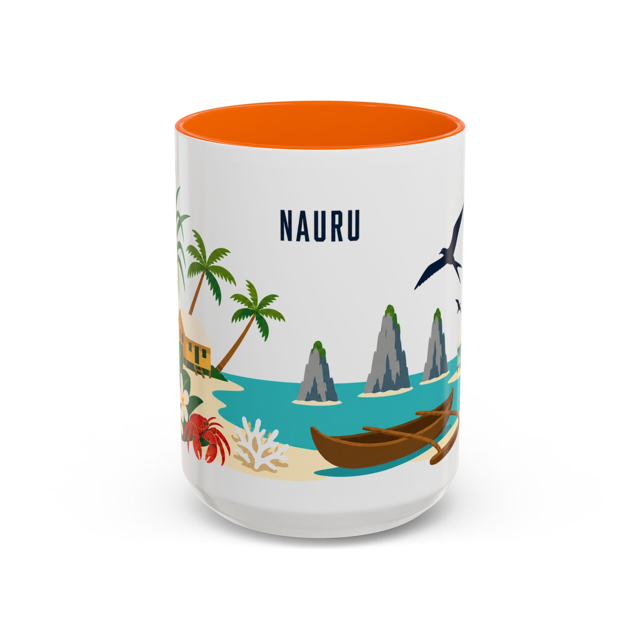 Nauru Coffee Mug | Travel Souvenir Accent Mug | Country Gift Ceramic Cup 11oz 15oz