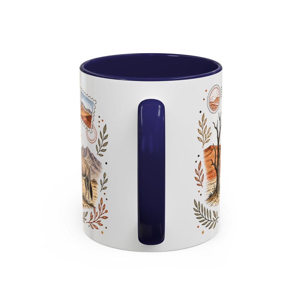 Namib Desert Coffee Mug | Travel Destination Souvenir Gift | Accent Color Ceramic 11oz 15oz