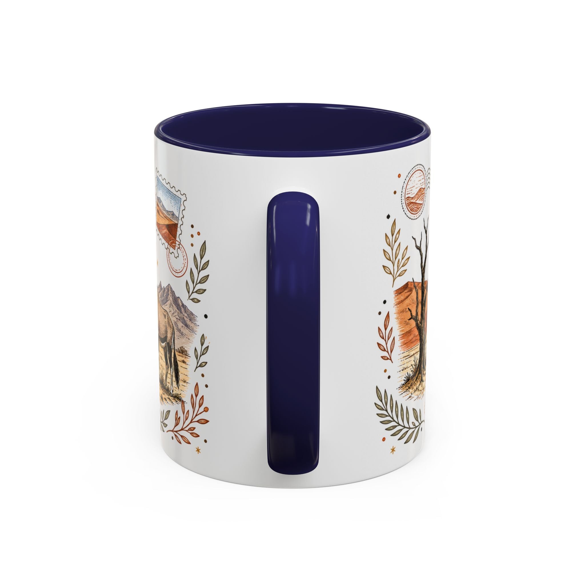 Namib Desert Coffee Mug | Travel Destination Souvenir Gift | Accent Color Ceramic 11oz 15oz
