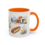 Tucson Illustrated Travel Mug | City Souvenir Accent Coffee Mug | 11oz 15oz Ceramic Cup