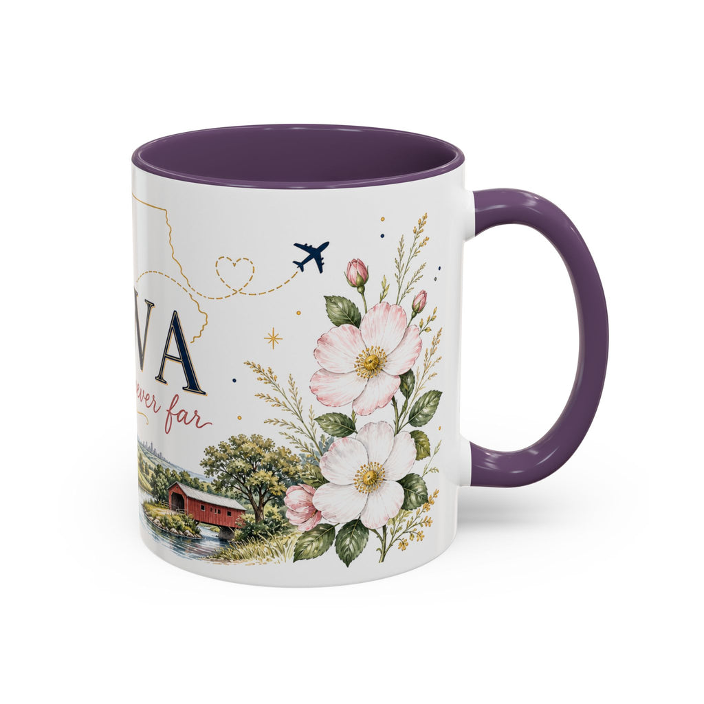 Iowa State Mug | Home is Never Far Accent Mug (11oz or 15oz)