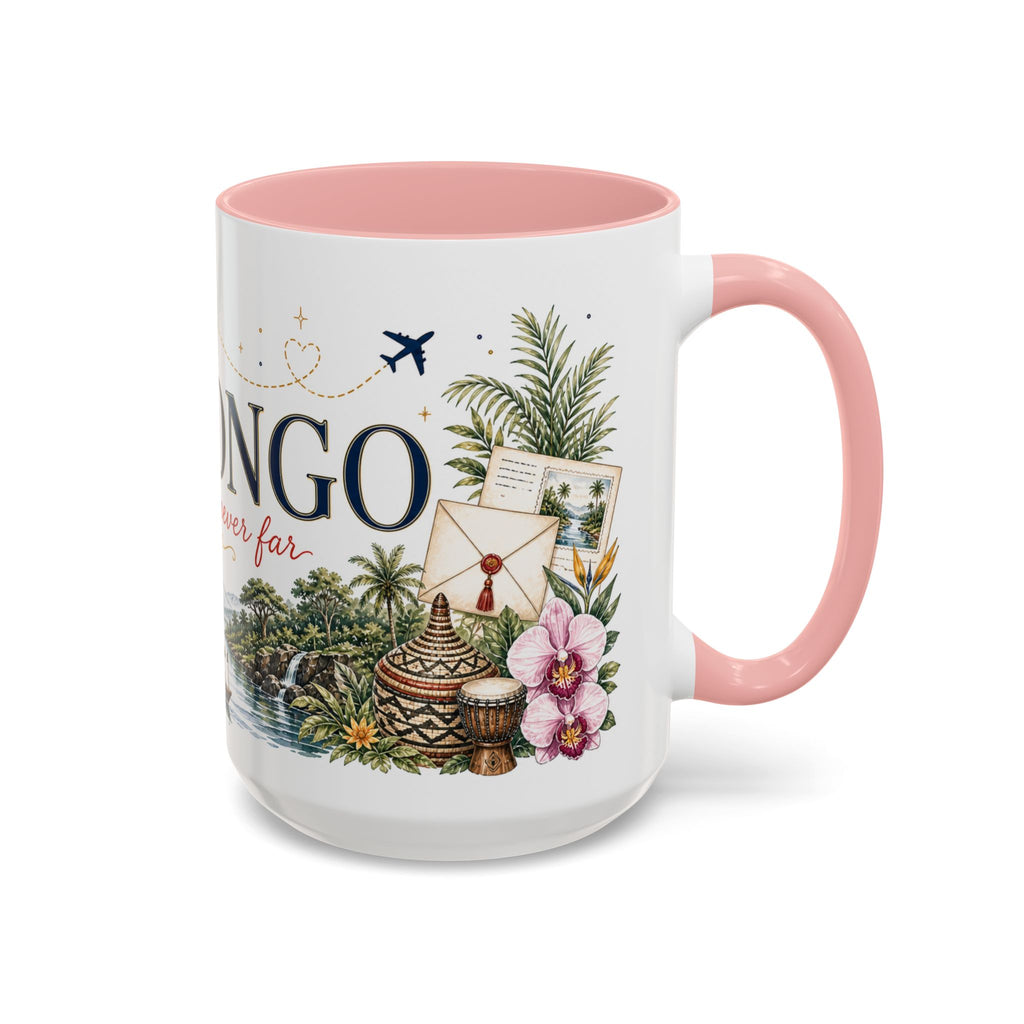DR Congo Home Country Mug | Moving Away Gift | Long Distance Friendship | 11 oz 15 oz Accent Mug