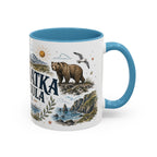 Kamchatka Peninsula Mug, Russia Travel Souvenir, Bucket List Gift, Accent Ceramic Coffee Mug 11oz 15oz