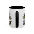 Scottish Highlands Coffee Mug | Travel Destination Souvenir Gift | Accent Color Ceramic 11oz 15oz
